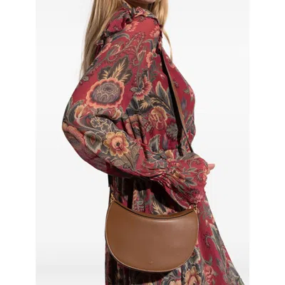 Wandler Kate Large Leather Shoulder Bag In Brown