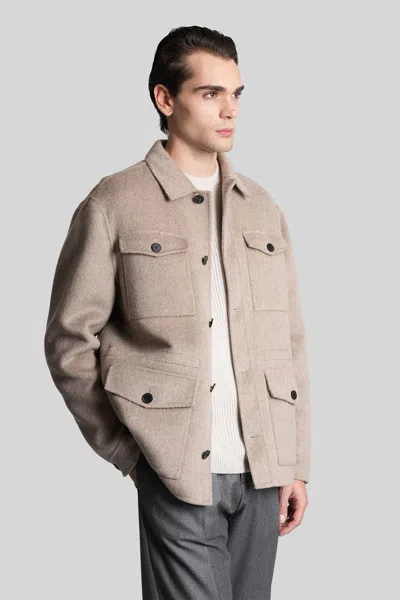 Grayed Filed Jacket Casual Jacket In Sand