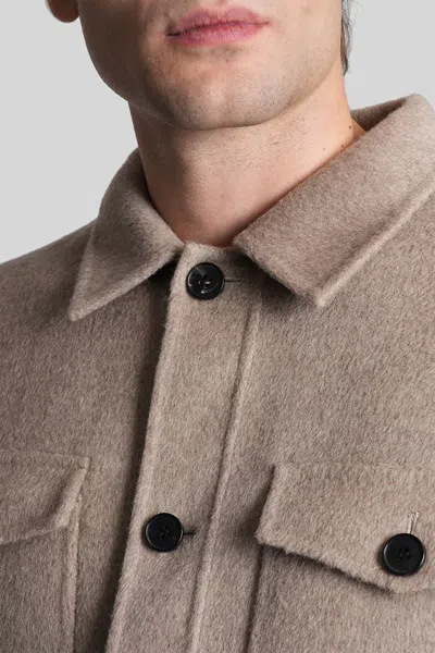Grayed Filed Jacket Casual Jacket In Sand