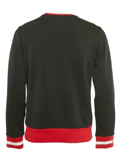 Pre-owned Polo Ralph Lauren Logo-detail Long-sleeve Sweatshirt In Black