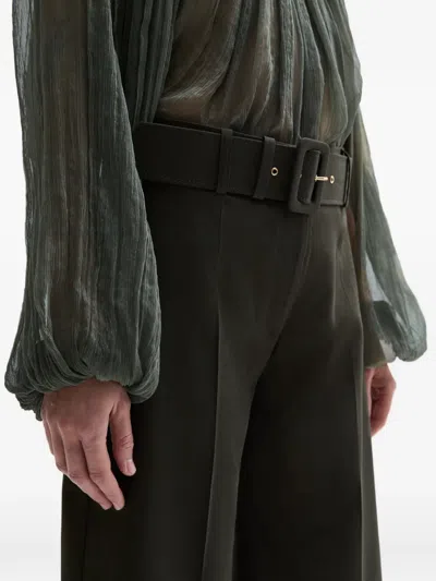 Atu Body Couture Belted Shorts In Green