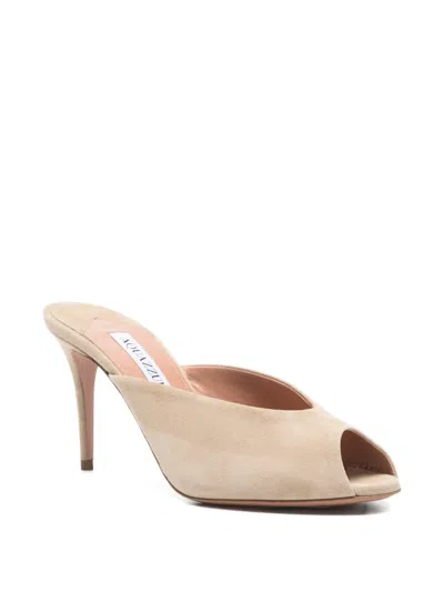 Aquazzura Secret Peep-toe Heel Sandals In Multi