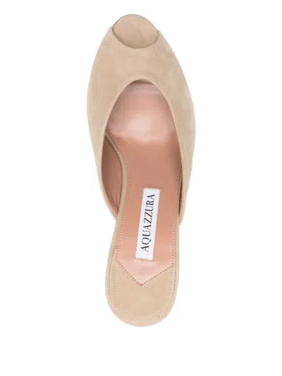 Aquazzura Secret Peep-toe Heel Sandals In Multi