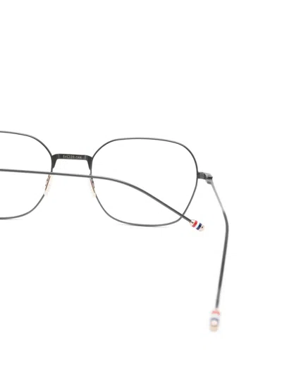 Thom Browne Geometric-frame Glasses In Metallic