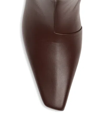 Loulou De Saison Haven Leather Boots In Animal Print