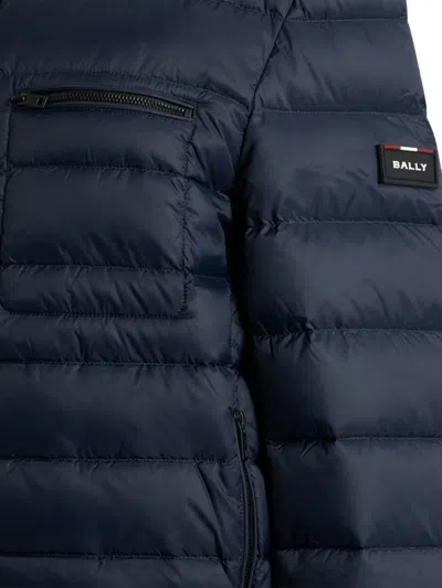 Bally Zip-fastening Puffer Jacket In Blue