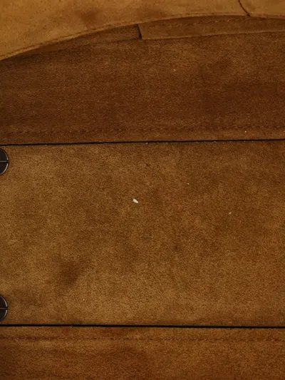 Pre-owned Bottega Veneta Arco Bag Maxi Intrecciato Leather Large Satchel In Black