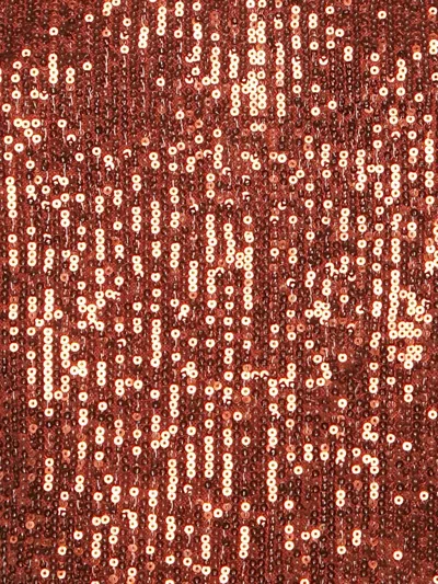 Pre-owned Retroféte Sequin Ruched Mini Dress In Brown