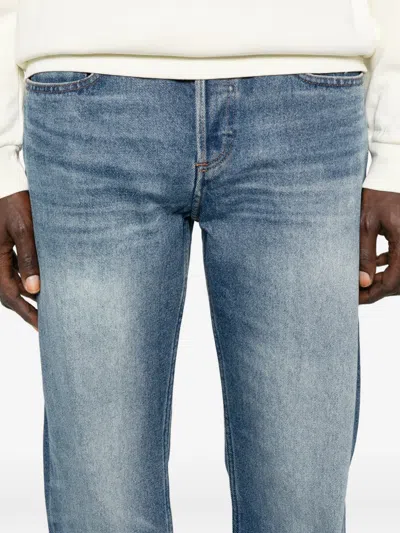 Apc Five-pocket Jeans In Blue