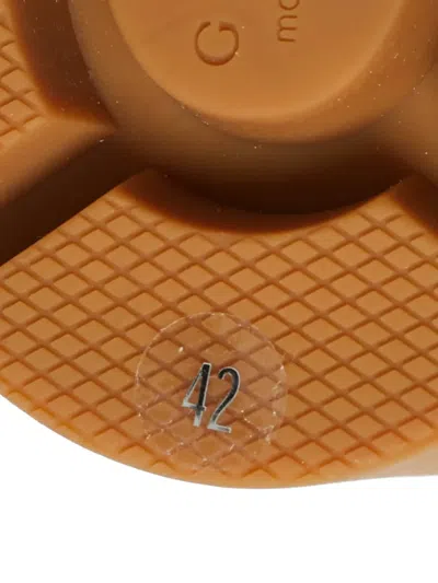 Pre-owned Gucci Canvas Leather Buckle Boots In Neutral