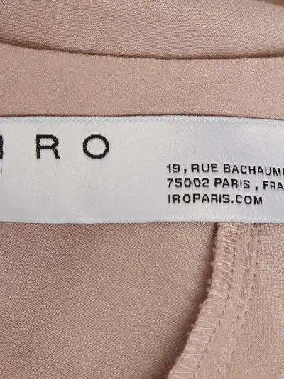 Pre-owned Iro Long-sleeve Playsuit In Neutral