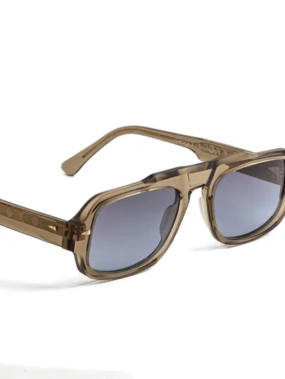 Ahlem George V Square-frame Sunglasses In Gray
