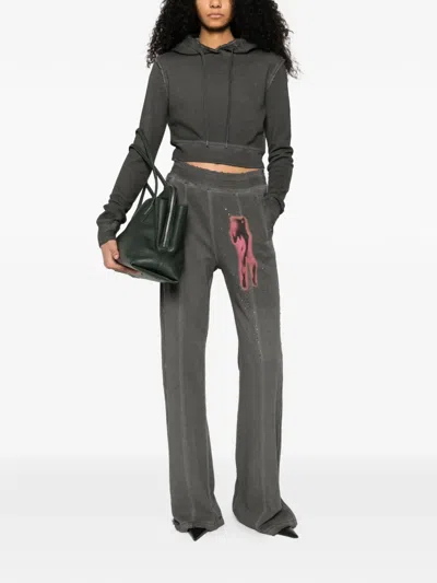 Diesel F-slimmy Hoodie In Gray