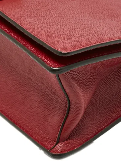 Pre-owned Furla Mimi Leather Shoulder Bag In Red