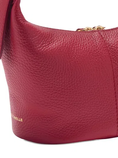 Coccinelle Oval Buckle Tote Bag In Red