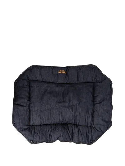 Apc Logo Strap Pet Bed In Blue