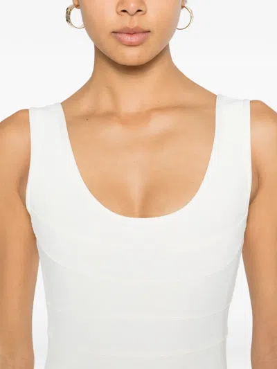 Herve Leger Amara Mini Dress In Black