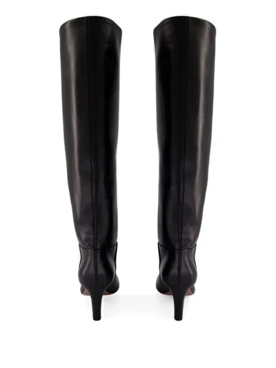 Paris Texas Elsa Leather Boots In Black