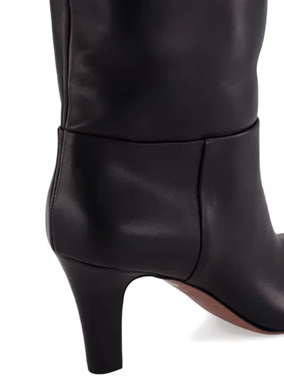 Paris Texas Elsa Leather Boots In Black