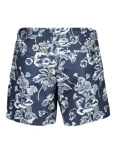 花卉印花泳裤
