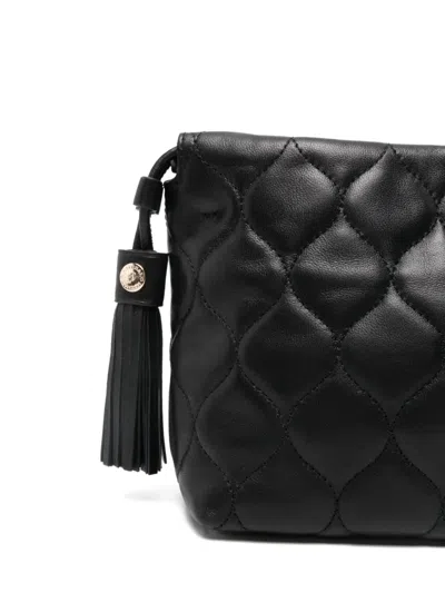 Aspinal Of London Amelia Quilted Cross Body Bag In Black