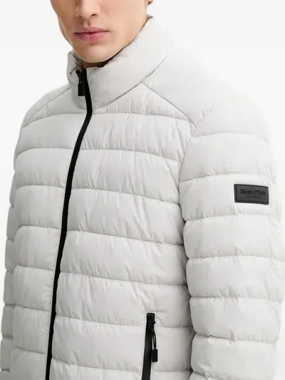 Marc O'polo Quilted Zip Jacket In White
