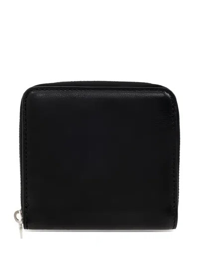 Rick Owens Zip Wallet In Black