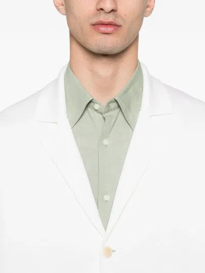 Fursac V-neck Button-front Cardigan In White