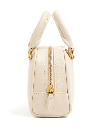 Valentino Mini Bowling Logo Tote Bag In Neutral