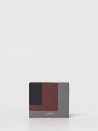 钱包 LOEWE 男士 颜色 灰色