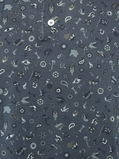 Pre-owned Hermes Pique Cotton Polo Shirt In Blue