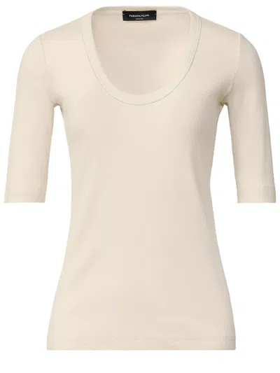 Fabiana Filippi Cotton T-shirt In White