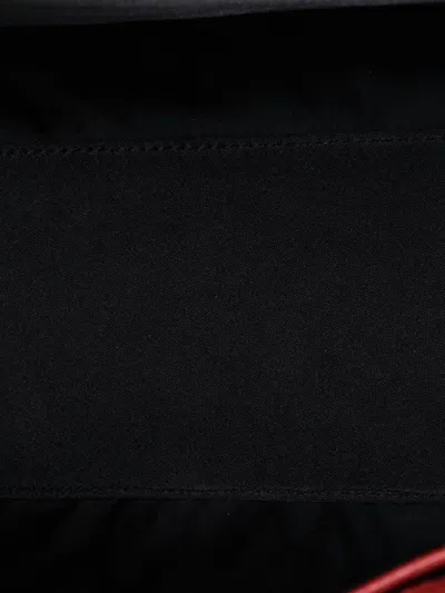 Pre-owned Versace Signature Bag Leather Large Satchel In Red