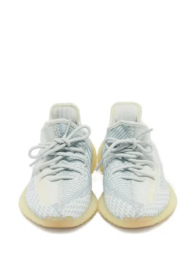 Pre-owned Adidas Originals Boost 350 V2 Knit Sneakers In Blue