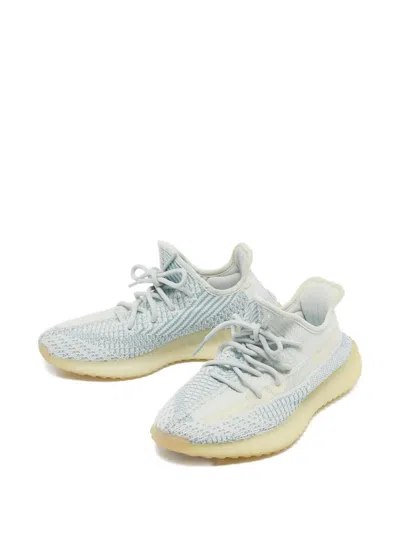 Pre-owned Adidas Originals Boost 350 V2 Knit Sneakers In Blue