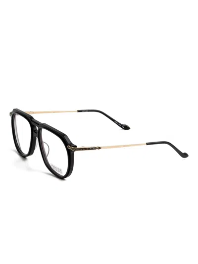 Matsuda Browline Glasses In Black