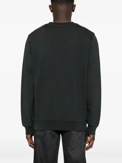 Apc Crew Neck Long-sleeved Sweatshirt In Black