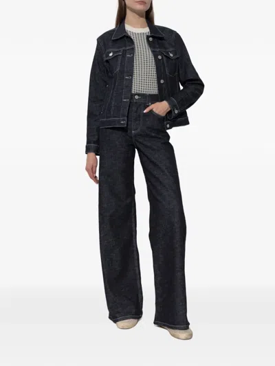 Marni Button-up Denim Jacket In Blue