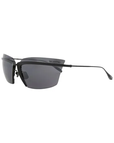 Valentino Unisex Vls-130a67 67mm Sunglasses In Black