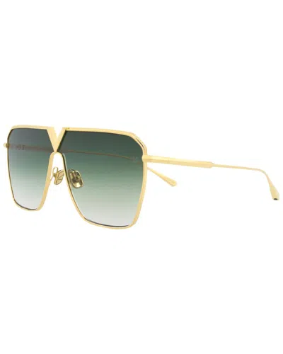 Valentino Unisex Vls-137c134 134mm Sunglasses In Gold
