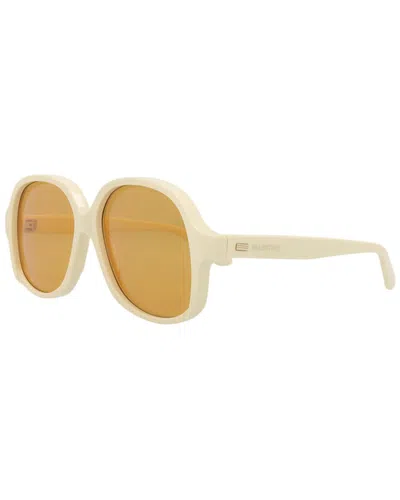 Valentino Unisex Vls-177c59 59mm Sunglasses In White