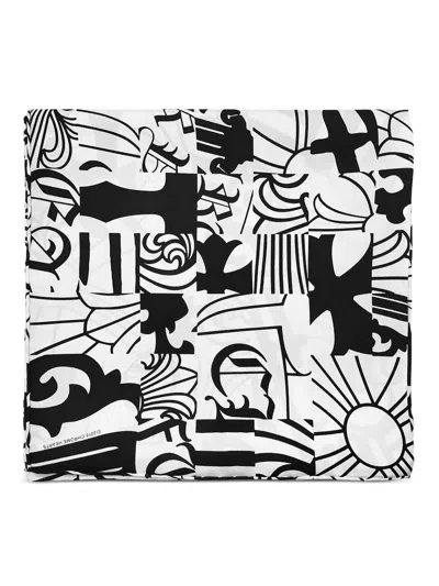 Chrome Hearts Multi-element Scarf In Gray