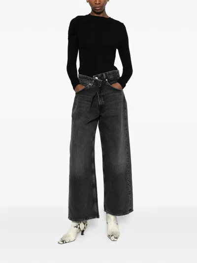 Agolde Vana Jeans In Black