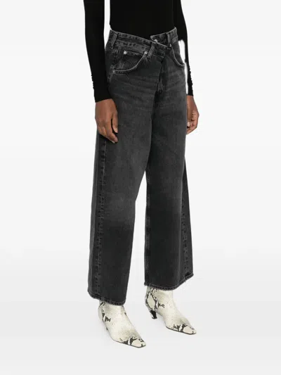 Agolde Vana Jeans In Black