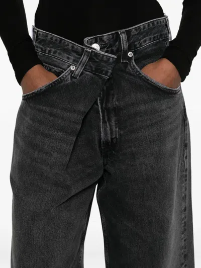 Agolde Vana Jeans In Black
