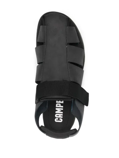Camper Strap Fastenting Chunky Sole Sandals In Multi