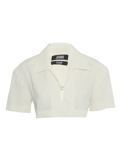 Pre-owned Jacquemus Short-sleeve Top In Neutral