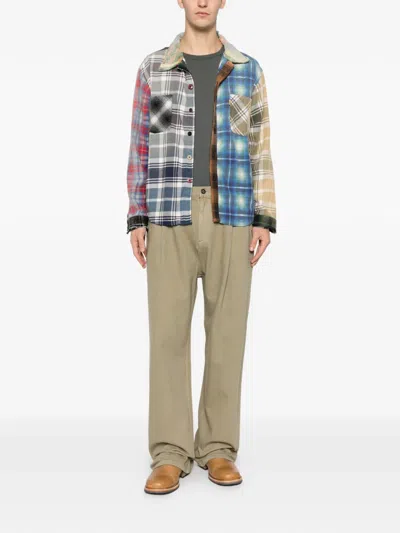 Amish Nogend Pleated Trousers In Neutral