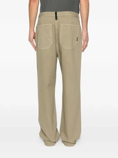 Amish Nogend Pleated Trousers In Neutral