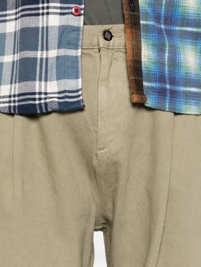 Amish Nogend Pleated Trousers In Neutral